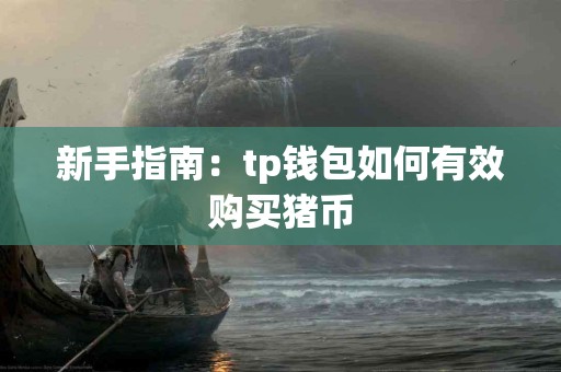 新手指南：tp钱包如何有效购买猪币