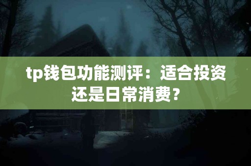 tp钱包功能测评：适合投资还是日常消费？