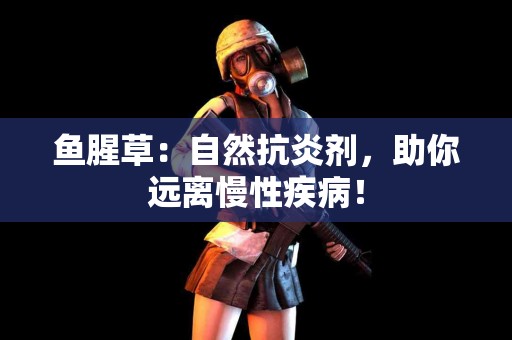 鱼腥草：自然抗炎剂，助你远离慢性疾病！