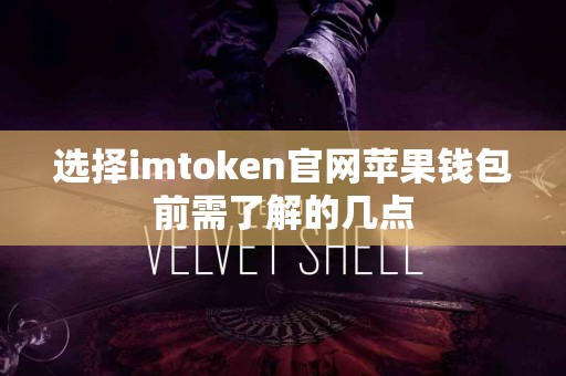 选择imtoken官网苹果钱包前需了解的几点