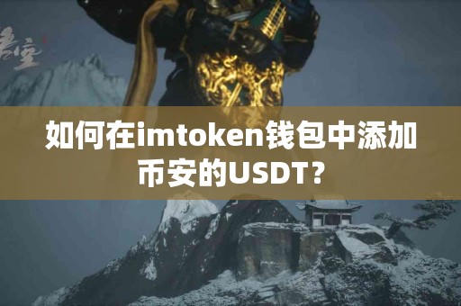 如何在imtoken钱包中添加币安的USDT？