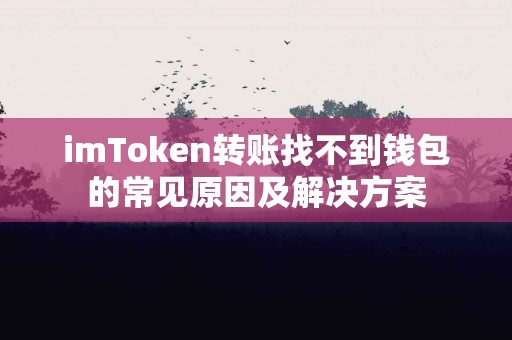 imToken转账找不到钱包的常见原因及解决方案