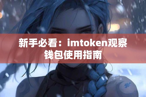 新手必看：imtoken观察钱包使用指南