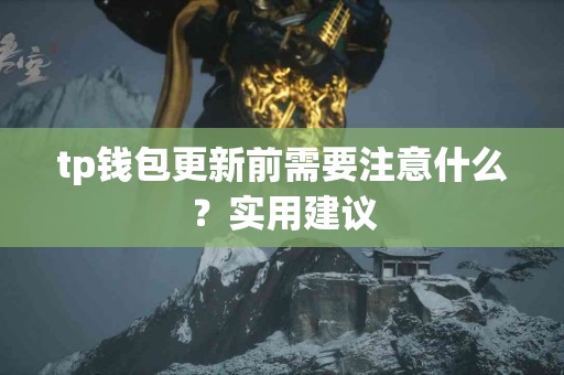 tp钱包更新前需要注意什么？实用建议