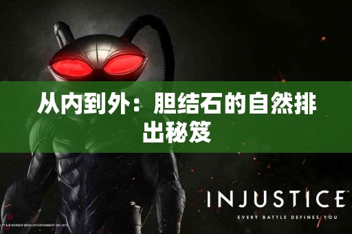 从内到外：胆结石的自然排出秘笈