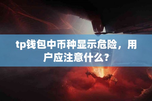 tp钱包中币种显示危险，用户应注意什么？