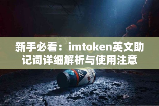 新手必看：imtoken英文助记词详细解析与使用注意