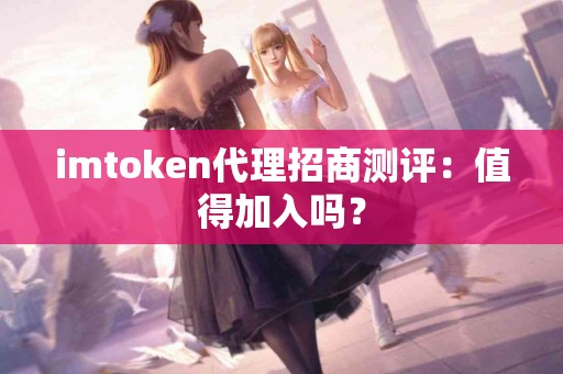 imtoken代理招商测评：值得加入吗？