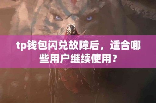 tp钱包闪兑故障后，适合哪些用户继续使用？