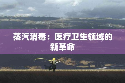 蒸汽消毒：医疗卫生领域的新革命