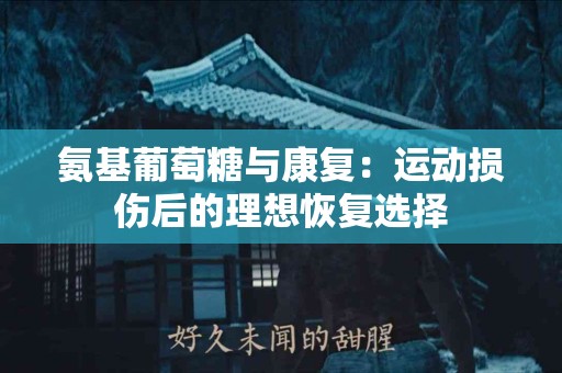 氨基葡萄糖与康复：运动损伤后的理想恢复选择