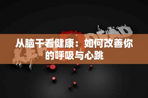从脑干看健康：如何改善你的呼吸与心跳