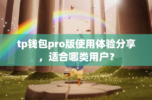 tp钱包pro版使用体验分享，适合哪类用户？