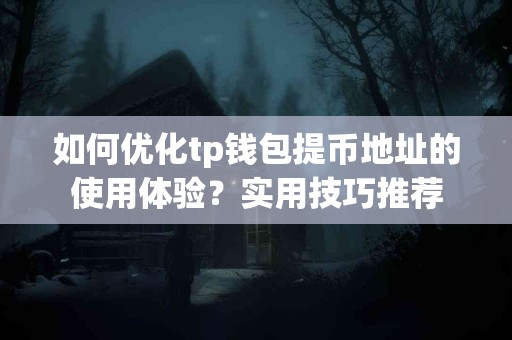 如何优化tp钱包提币地址的使用体验？实用技巧推荐