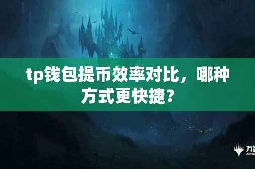 tp钱包提币效率对比，哪种方式更快捷？
