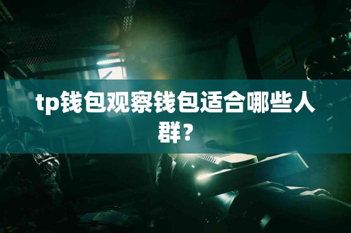 tp钱包观察钱包适合哪些人群？