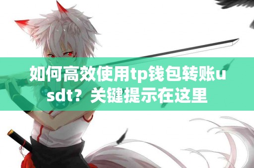 如何高效使用tp钱包转账usdt？关键提示在这里