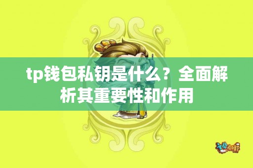 tp钱包私钥是什么？全面解析其重要性和作用